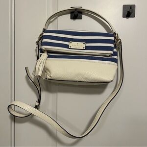 Kate spade. Mini Maria. Southport avenue fabric
Crossbody or handle option. 
NWT